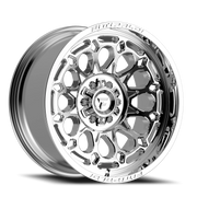 Fittipaldi Offroad Alpha Series 20x10 -19 8x165.1mm 125.2mm Chrome Mirror Coat