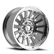 Fittipaldi Offroad Alpha Series 20x10 -19 8x180mm 124.3mm Chrome Mirror Coat