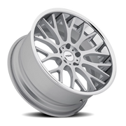 TSW Amaroo 19x10.5 +27 5x114.3mm 72mm Silver Brushed Face-Chrome Lip