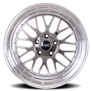 RTX R-Spec Amaze II 17x7.5 +40 5x114.3mm 73.1mm Black Machined Lip