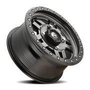 Fuel Anza UTV 14x7 +13 4x156mm 132mm Matte Anthracite Black Ring