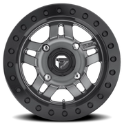 Fuel Anza UTV 15x7 +38 4x156mm 132mm Matte Anthracite Beadlock