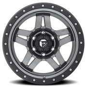 Fuel Anza 15x8 -18 5x114.3mm 72.6mm Matte Gunmetal