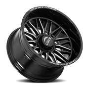 Lock Offroad Apex 22x12 -44 6x135mm 106.2mm Gloss Black Milling