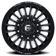 Fuel Arc Dually 20x8.25 +104 10x225mm 170.1mm Gloss Black Milled