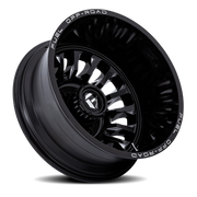 Fuel Arc Dually 22x8.25 -201 8x210mm 154.3mm Gloss Black Milled