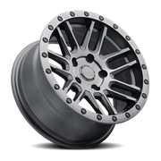 Black Rhino Arches 20x9.5 +0 5x112mm 66.56mm Brushed Gunmetal Black Lip Edge-Black Bolts