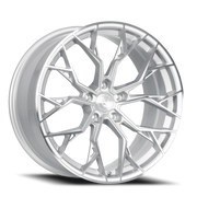 Dolce Performance Aria 18x8.5 +35 5x120mm 72.56mm Gloss Silver Machined Face