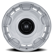 US Mags Arlington 22x9 +15 5x127mm 78.1mm Silver Matte Black Center-DC Lip