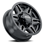 Ultra Armageddon 053 Trailer 16x6.5 +0 8x165.1mm 125mm Gloss Black Diamond Cut Accents-Clear Coat