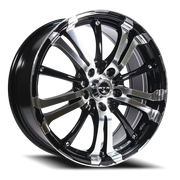RTX Arsenic 16x7 +40 5x100mm 73.1mm Black Machined