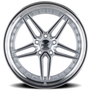 TSW Ascari 20x10.5 +40 5x120mm 76.1mm Silver Mirror Cut Face-Mirror Cut Lip