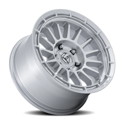 Fuel Ascend 17x9 -12 5x127mm 71.5mm Gloss Silver Machined Face