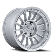 Fuel Ascend 17x8.5 +25 6x139.7mm 106.1mm Gloss Silver Machined Face