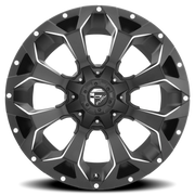 Fuel Assault 18x9 -12 6x135mm 106.4mm Matte Black Milled