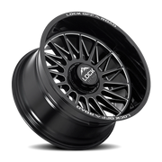 Lock Offroad Assault 20x10 -18 5x127mm 87.1mm Gloss Black Milling