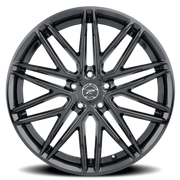 Platinum Atonement 18x8 +35 5x100mm 63.3mm Gloss Black Clear Coat