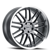 TSW Avalon 19x11 +38 5x120mm 76.1mm Gunmetal Brushed Gunmetal-Machined Lip