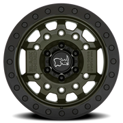 Black Rhino Avenger Beadlock 17x8.5 -30 6x139.7mm 112.1mm Olive Drab Green Black Hardware