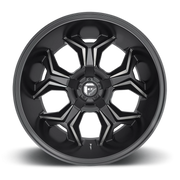 Fuel Avenger 20x9 +1 6x135mm 106.3mm Matte Black Machined-Dark Tint