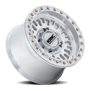 KMC Aztec Beadlock UTV 15x10 +0 4x156mm 115.1mm Machined Silver