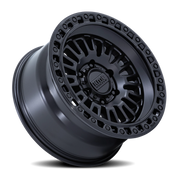 KMC Aztec 17x8.5 +0 5x127mm 71.5mm Matte Black Gloss Black Lip