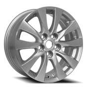 OE Wheels BK06 17x7 +42 5x120mm 66.9mm Gloss Silver Machined