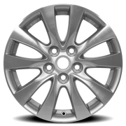 OE Wheels BK06 17x7 +42 5x120mm 66.9mm Gloss Silver Machined