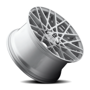 Rotiform BLQ 19x8.5 +35 5x112mm 66.5mm Gloss Silver Machined