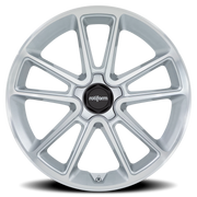 Rotiform BTL 22x10 +60 5x130mm 71.5mm Gloss Silver Machined Face