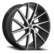 Borghini BW25 24x9.5 +30 6x139.7mm 78.1mm Black Machined Face