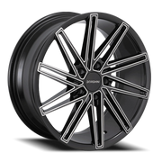 Borghini BW65 17x7.5 +38 5x114.3mm 73.1mm Black Milled