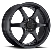 Konig Backbone 15x6.5 +38 4x100mm 73.1mm Matte Black
