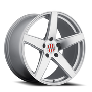 Victor Equipment Baden 22x10.5 +56 5x130mm 71.6mm Silver Mirror Cut Face