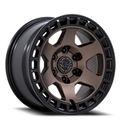 Black Rhino Bahari 17x8.5 -10 5x127mm 71.5mm Burnt Bronze Matte Black Lip