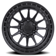 Lock Offroad Baja 17x9 -12 6x135mm 87.1mm Matte Black Matte Black Ring