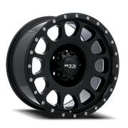 RTX Offroad Baja 18x9 +10 6x139.7mm 106.1mm Satin Black Milled Rivets