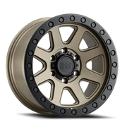 Black Rhino Baker 20x9 -18 5x127mm 71.6mm Matte Bronze Black Lip Edge-Black Bolts