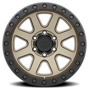 Black Rhino Baker 20x9 -18 5x127mm 71.6mm Matte Bronze Black Lip Edge-Black Bolts