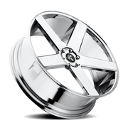 DUB Baller 24x10 +19 6x139.7mm 106.1mm Chrome