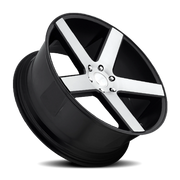 DUB Baller 24x10 +30 6x139.7mm 78.1mm Gloss Black Brushed