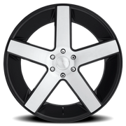DUB Baller 24x10 +30 6x139.7mm 78.1mm Gloss Black Brushed