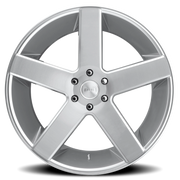 DUB Baller 26x10 +26 5x139.7mm 78.1mm Gloss Silver Brushed