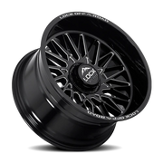 Lock Offroad Bandit 22x10 -18 8x165.1mm 125.2mm Gloss Black Milling
