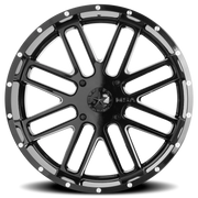 MSA Bandit 20x7 +4 4x137mm 112mm Gloss Black Milled