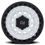 Black Rhino Barrage 17x8.5 -10 5x127mm 71.5mm Gloss White Matte Black