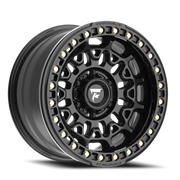 Fittipaldi Offroad Beadlock Series 17x9 -15 5x127mm 71.5mm Satin Black Gloss Black Forged Ring