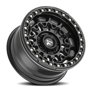 Fittipaldi Offroad Beadlock Series 17x9 -15 5x127mm 71.5mm Satin Black Gloss Black Forged Ring