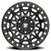 Fittipaldi Offroad Beadlock Series 17x9 -15 5x127mm 71.5mm Satin Black Gloss Black Forged Ring