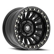 Fittipaldi Offroad Beadlock Series 17x9 -38 8x165.1mm 125.2mm Satin Black Gloss Black Forged Ring